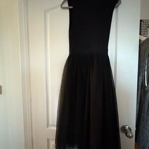 New York & Company Black High Low Dress